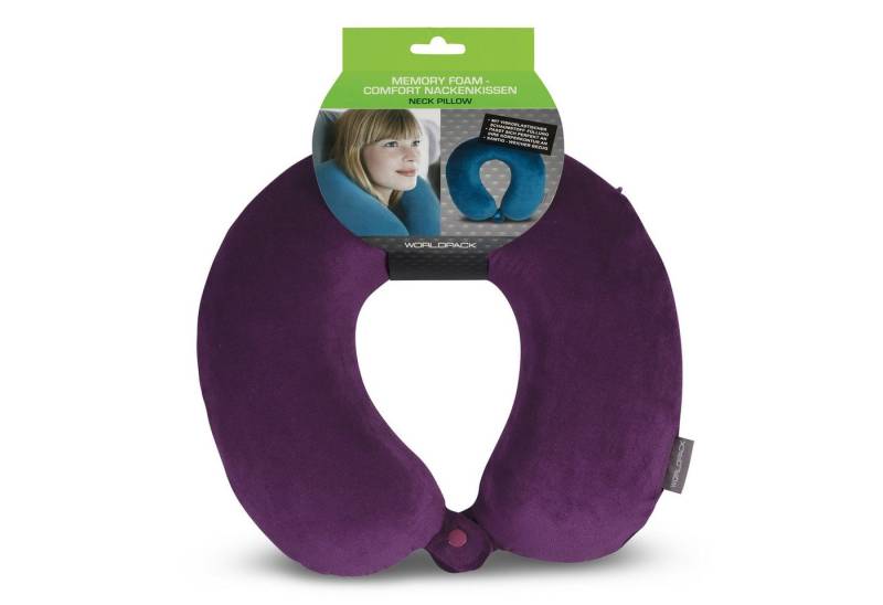 WORLDPACK Nackenstützkissen, Bezug: Fleece, Fleece von WORLDPACK