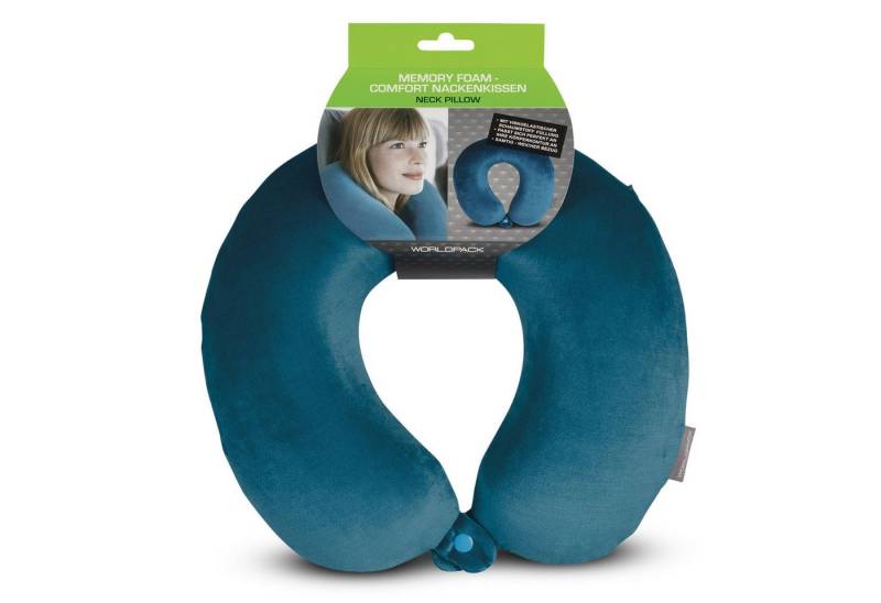 WORLDPACK Nackenstützkissen, Bezug: Fleece, Fleece von WORLDPACK