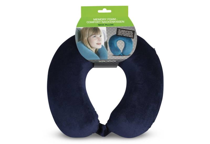 WORLDPACK Nackenstützkissen, Bezug: Fleece, Fleece von WORLDPACK