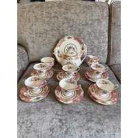 Royal Albert "Lady Carlyle" Tee Set Komplett Mit Teekanne. Toller .toller Zustand von WORLDRECORDS