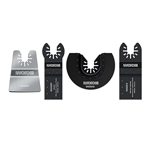 POMPES GRUNDFOS DISTRIBUTION Worx Wa5092 Multifunktionswerkzeug-Set, 4-teilig von WORX