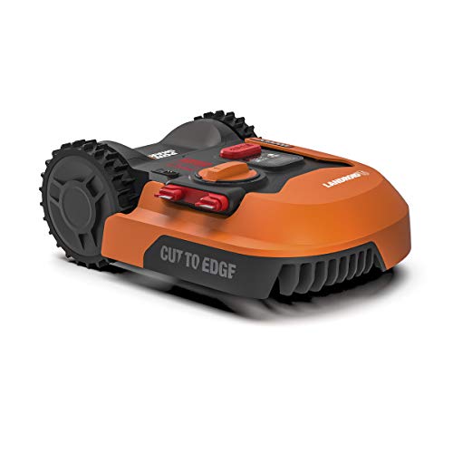 WORX Landroid L WR155E Mähroboter/Akkurasenmäher für große Gärten/Selbstfahrender Rasenmäher für einen sauberen Rasenschnitt im Handumdrehen, Orange, 2000 m2 von WORX