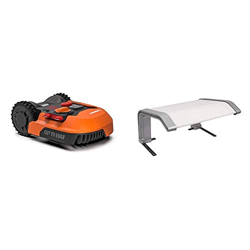WORX Landroid M WR142E Mähroboter/Akkurasenmäher für Gärten bis 700 qm/Selbstfahrender Rasenmäher für einen ordentlichen Rasenschnitt + WORX WA0194 Landroid-Garage-WA0194 WORX Landroid M WR142E Mähroboter/Akkurasenmäher für Gärten bis 700 qm/Selbstfahrender Rasenmäher für einen ordentlichen Rasenschnitt + WORX WA0194 Landroid-Garage-WA0194 von WORX