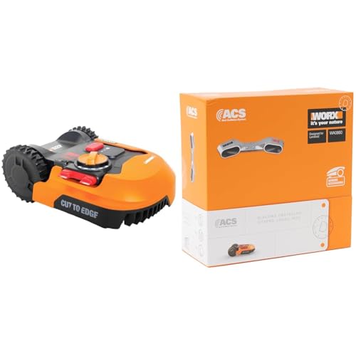 WORX Landroid Plus WR165E Mähroboter + WA0860 Landroid Modul Kollisionssensor ACS - Farbe Silber WORX Landroid Plus WR165E Mähroboter + WA0860 Landroid Modul Kollisionssensor ACS - Farbe Silber von WORX