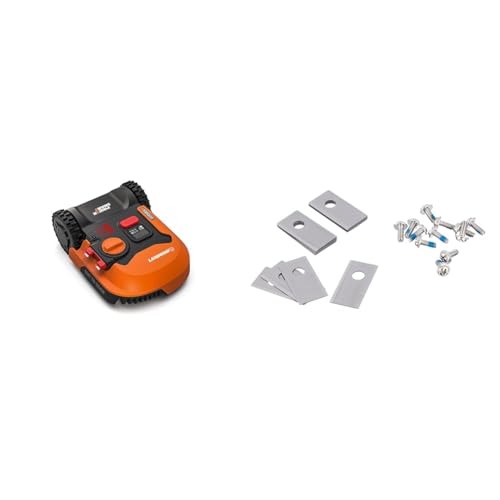 WORX Landroid Plus WR167E Mähroboter für Gärten bis 700 qm mit WLAN, Bluetooth und schwimmendem Mähdeck +WA0190 Landroid Ersatzmesser WORX Landroid Plus WR167E Mähroboter für Gärten bis 700 qm mit WLAN, Bluetooth und schwimmendem Mähdeck +WA0190 Landroid Ersatzmesser von WORX