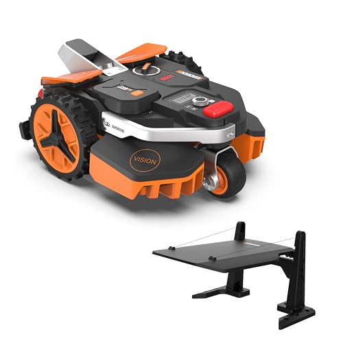 WORX Landroid Vision M600 Mähroboter WR206E.1 für Gärten bis 600m², AI Rasenmäher Roboter ohne Begrenzungskabel, aktive Hindernisvermeidung mit KI-Technologie, Igelschutz + WA0825 Vision Garage WORX Landroid Vision M600 Mähroboter WR206E.1 für Gärten bis 600m², AI Rasenmäher Roboter ohne Begrenzungskabel, aktive Hindernisvermeidung mit KI-Technologie, Igelschutz + WA0825 Vision Garage von WORX