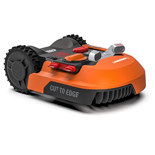 WORX Landroid WR900E Mähroboter – Akkurasenmäher für kleine Gärten mit bis zu 500m² – Selbstfahrender Rasenmäher für einen ordentlichen Rasenschnitt – Inklusive Anti-Kollisions-System von WORX