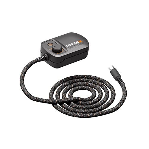 WORX MakerX Hub-Adapter 18V(20V MAX) WA7160, PowerShare, Variable Drehzahlregelung, 1,3 m Flexibles Kabel, für alle MakerX-Werkzeuge von WORX