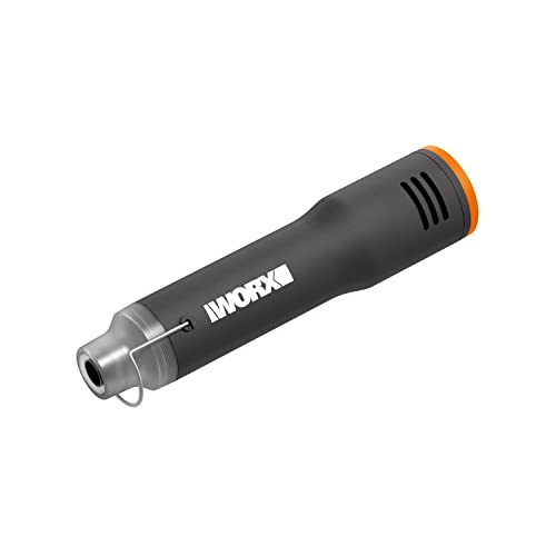 WORX Mini-Heißluftpistole 18V(20V MAX) MakerX WX743.9, PowerShare, für handwerkliche Prägung, PVC-Schrumpfverpackung, Trocknen von Farbe, Ton, Gummistempel, nur das Werkzeug einzeln von WORX