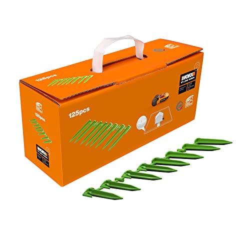 WORX WA0666 Heringe/Erdnägel für Landroid Mähroboter - 125 Stücke Set - umweltfreundlich biologisch abbaubar - originales Zuberör von WORX WORX WA0666 Heringe/Erdnägel für Landroid Mähroboter - 125 Stücke Set - umweltfreundlich biologisch abbaubar - originales Zuberör von WORX von WORX