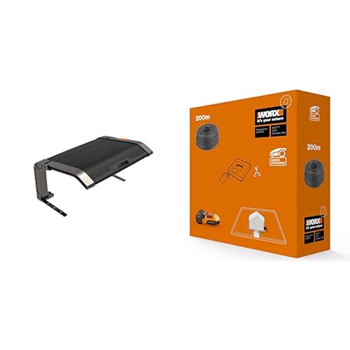 WORX WA0810 Garage für Landroid Mähroboter – Klappbare Überdachung & WA0177 Begrenzungsdraht – 200m Stabiles Kabel zum Eingrenzen des Mähbereiches WORX WA0810 Garage für Landroid Mähroboter – Klappbare Überdachung & WA0177 Begrenzungsdraht – 200m Stabiles Kabel zum Eingrenzen des Mähbereiches von WORX