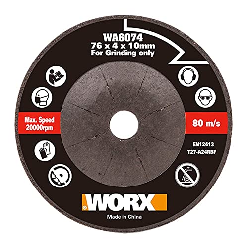 WORX WA6074 Schleifscheibe für WX801 Zerkleinerer 76 mm von WORX