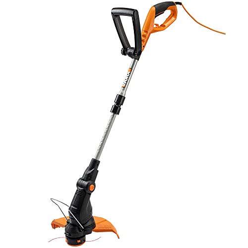 WORX WG119E Rasentrimmer 550W – Rasen Schneider mit 2-in-1 Funktion: Trimmen & Kantenschneiden – Inkl. Zusatzhandgriff, Schutzbügel & Sicherheitsschutz von WORX