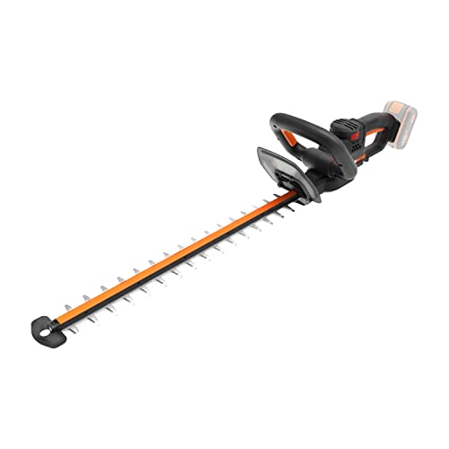 WORX WG263E.9 Nitro Akku Heckenschere 20V – gleichmäßige Schnitte mit weniger Vibration – leistungsstarker bürstenloser Motor – 54cm Schnittlänge – 27mm Zahnabstand – ohne Akku & Ladegerät von WORX