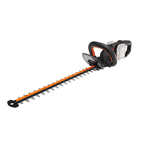 WORX WG286E.9 Nitro Profi Akku Heckenschere 40V – präziser Schnitt auch bei schwierigen Winkeln – leistungsstarker bürstenloser Motor – 58cm Schnittlänge – 27mm Zahnabstand – ohne Akku & Ladegerät von WORX