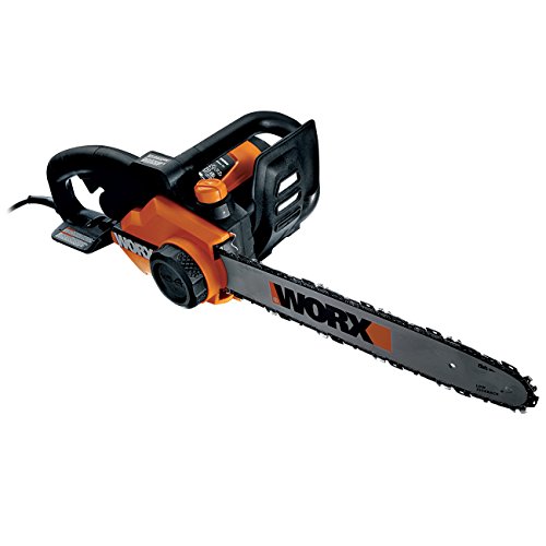 WORX WG303E elektrische Kettensäge 2000W mit 40cm langem Schwert, zum Sägen von Bäumen, Ästen u.v.m. - mit Ölstand-Anzeige & automatischer Kettenschmierung von WORX