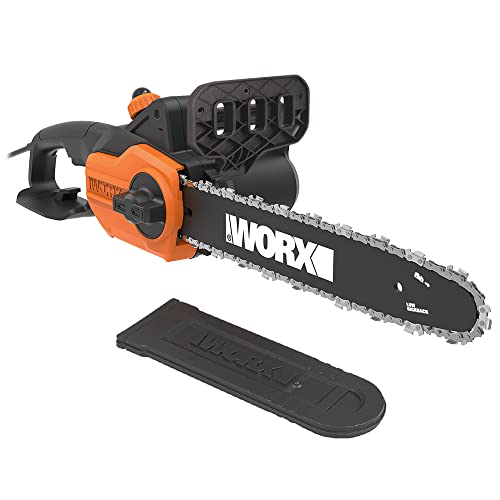 WORX WG305E Kettensäge 1100 W - Schwertlänge 25 cm - leicht Gewicht von 3kg - für schnelle Notfälle von WORX