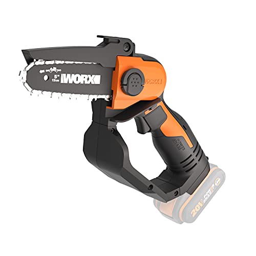 WORX WG324E.9 Akku-Einhand-Astsäge 20V - 12cm Schwertlänge - leicht & bequem - PowerShare kompatibel - ohne Akku und Ladegerät von WORX