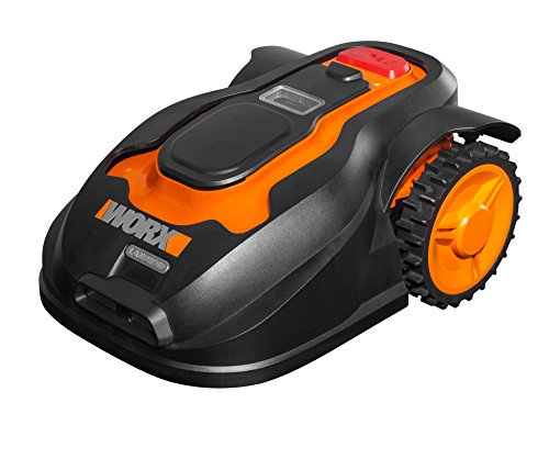 WORX WG757E Landroid Rasen Mähroboter M800i bis 800 M2, App Programmierung, Multi-Zonen, schwarz-orange, 56 W, 240 V von WORX