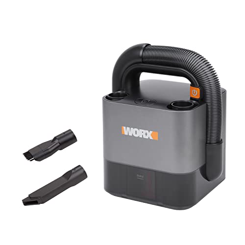 WORX WX030.9 Max Akku Autostaubsauger - beutelloser Hand-Staubsauger - 20V - mit Fugendüse und Kombidüse - ohne Akku & Ladegerät von WORX