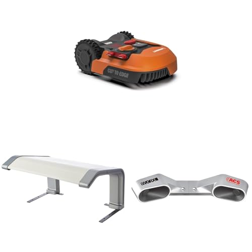 Worx Landroid M WR143E Mähroboter/Akkurasenmäher für Gärten bis 1000 qm/Selbstfahrender Rasenmäher für einen ordentlichen Rasenschnitt + Landroid ACS + Landroid Landroid-Garage Worx Landroid M WR143E Mähroboter/Akkurasenmäher für Gärten bis 1000 qm/Selbstfahrender Rasenmäher für einen ordentlichen Rasenschnitt + Landroid ACS + Landroid Landroid-Garage von WORX