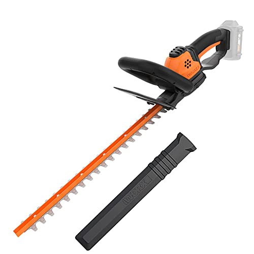 WORX WG261E.9 Akku-Heckenschere – Hecken- und Strauchschere mit 44 cm Schwertlänge – 16mm Zahnabstand – Ideal für hohe Hecken – leicht & kompakt – PowerShare kompatibel – ohne Akku & Ladegerät von WORX