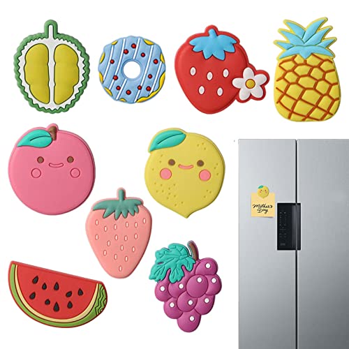 Starke Kühlschrankmagnete, Cartoon Obst Magnetische Kühlschrankaufkleber, 3D Dekorative Magnete für Küche Kühlschrank, Schule, Whiteboard Woteg von WOTEG