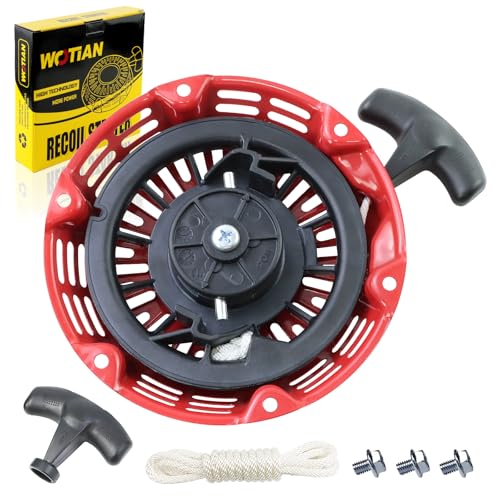 WOTIAN GX160 Seilzugstarter, Seilzugstarter, kompatibel mit Honda GX120 GX160 GX200 4 PS 5,5 PS 6,5 PS Motor Ersatz # 28400-ZH8-013YA 28400-Z4M-305ZB von WOTIAN