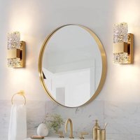 2 Stück Moderne Wandleuchte Nordic Kristall Wandlampe Gold Up Down Wandbeleuchtung Dreifarbiges Variables Licht 9X21cm 2 Stück Moderne Wandleuchte Nordic Kristall Wandlampe Gold Up Down Wandbeleuchtung Dreifarbiges Variables Licht 9X21cm von WOTTES