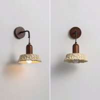 2 Stück Vintage Wandlampe Verstellbare Wandleuchte Design Innen Wandstrahler E27 Fassung Ø20cm von WOTTES