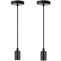 2 Stücke Lampenaufhängung E27 Lampenfassen Hängelampe Kabel für Wohnzimmer Restaurant von WOTTES