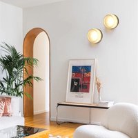 2er Set Moderne Wandleuchte LED Runde Wandlampe Kreative Deckenleuchte Warmweißes Licht Transparent Ø13.5cm 2er Set Moderne Wandleuchte LED Runde Wandlampe Kreative Deckenleuchte Warmweißes Licht Transparent Ø13.5cm von WOTTES