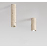 Wottes - E27 2Pcs Deckenleuchte Retro Travertin Deckenlampe Ø6.5CM für Esszimmer Küche Wohnzimmer Bar Restaurant von WOTTES