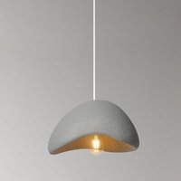 E27 Hängeleuchte Grau Retro Pendelleuchte Kreative Deckenleuchte Lampenschirm für Restaurant Schlafzimmer Ø30CM E27 Hängeleuchte Grau Retro Pendelleuchte Kreative Deckenleuchte Lampenschirm für Restaurant Schlafzimmer Ø30CM von WOTTES