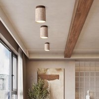 E27 Vintage Deckenleuchte Industrial Pendelleuchte Holz Travertin Hängelampe für Korridor Balkon Speisesaal Ø 11CM - 3Pcs E27 Vintage Deckenleuchte Industrial Pendelleuchte Holz Travertin Hängelampe für Korridor Balkon Speisesaal Ø 11CM - 3Pcs von WOTTES