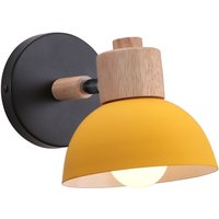 Industrielle Retro Wandleuchte Metall E27 Innen Beleuchtung Wandlampe Schlafzimmer Wohnzimmer Korridor Ø15CM von WOTTES