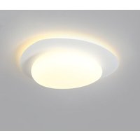 Led Deckenlampe Metall Acryl Deckenleuchte Weiß für Schlafzimmer Badezimmer Küche Gang Balkon Warmweißes Licht - 1Pcs Led Deckenlampe Metall Acryl Deckenleuchte Weiß für Schlafzimmer Badezimmer Küche Gang Balkon Warmweißes Licht - 1Pcs von WOTTES