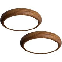 LED Deckenlampe Retro Deckenleuchte Metall Wohnzimmerlampe Runde Küchenlampe Kaltweiß Licht - 2Pcs LED Deckenlampe Retro Deckenleuchte Metall Wohnzimmerlampe Runde Küchenlampe Kaltweiß Licht - 2Pcs von WOTTES