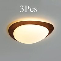 LED Deckenleuchte Kreative Deckenlampe Metall Acryl Deckenbeleuchtung Dekoration Schlafzimmerlampe Warmweißes Licht - 3Pcs von WOTTES