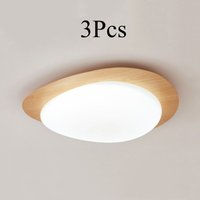 Led Deckenlampen Nordic Deckenleuchte Metall Acryl Wohnzimmerlampe Innen Schlafzimmerlampe Kaltweiß Licht - 3Pcs von WOTTES