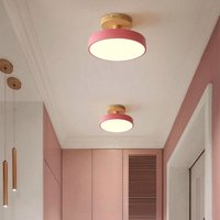 Led Moderne Deckenleuchte Metall Holz Deckenlampe Innen Runde Pendelleuchte Rosa Ø18CM - 1Pcs Neutrales Licht Led Moderne Deckenleuchte Metall Holz Deckenlampe Innen Runde Pendelleuchte Rosa Ø18CM - 1Pcs Neutrales Licht von WOTTES