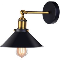 Metall Wandleuchte Klassisch Industrielle Stil Deckenleuchte 240 Grad Drehbar Wandlampe für Küche Bar Café Schlafzimmer von WOTTES