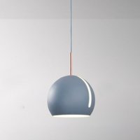 Modern Industrial Pendelleuchte Blau Hängelampe Metall Deckenleuchte für Schlafzimmer Wohnzimmer Restaurant Loft Bar von WOTTES