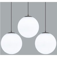Modern Industrielle Pendelleuchte Kreative Runde Hängeleuchte Glas Opal weiß Kronleuchter 3 Stücke Ø30CM Modern Industrielle Pendelleuchte Kreative Runde Hängeleuchte Glas Opal weiß Kronleuchter 3 Stücke Ø30CM von WOTTES
