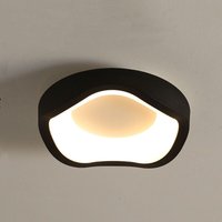 Modern led Deckenleuchte Design Kreative Deckenlampe Innen Wohnzimmerlampe Schwarz Schlafzimmerlampe Küchenlampe - Warmweißes Licht von WOTTES
