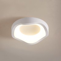 Modern LED Deckenleuchte Design Kreative Deckenlampe Innen Wohnzimmerlampe Weiß Schlafzimmerlampe Küchenlampe - Warmweißes Licht von WOTTES