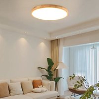 Modern LED Deckenleuchte Rund Deckenlampe Semi-Flush Mount Wohnzimmerlampe Neutrales Licht Ø40cm Modern LED Deckenleuchte Rund Deckenlampe Semi-Flush Mount Wohnzimmerlampe Neutrales Licht Ø40cm von WOTTES