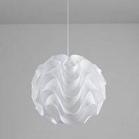 Modern Pendelleuchte Kreative Hängelampe Weiß Deckenleuchte für Schlafzimmer Wohnzimmer Küche Café Bar Ø30CM Modern Pendelleuchte Kreative Hängelampe Weiß Deckenleuchte für Schlafzimmer Wohnzimmer Küche Café Bar Ø30CM von WOTTES