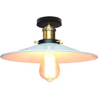 Retro Industrielle E27 Deckenleuchte Schlafzimmer Wohnzimmer Küche Kreative Metall Deckenlampe 36CM von WOTTES