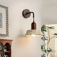 Vintage Wandlampe Verstellbare Wandleuchte Design Innen Wandstrahler E27 Fassung Ø20cm von WOTTES